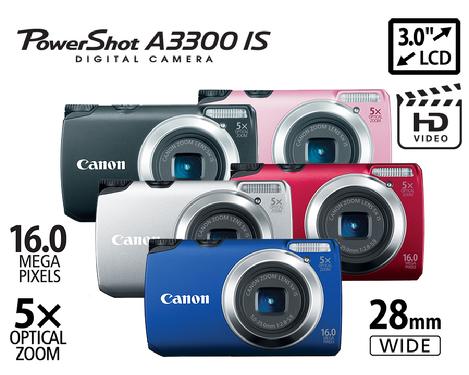 Canon Powershot A3300IS digital camera