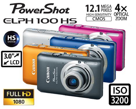 Canon Powershot ELPH 100HS digital camera