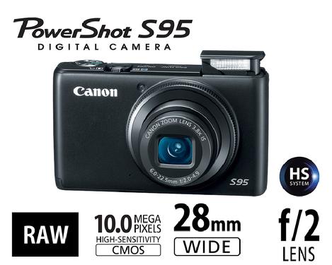 Canon Powershot S95 digital camera