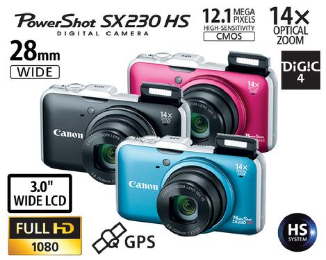 Canon Powershot SX230HS digital camera